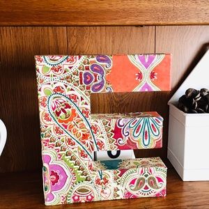 Boho initial letter E home decor baby nursery office baby shower